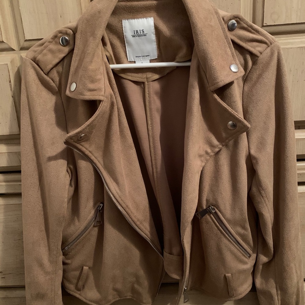 Tan suede jacket